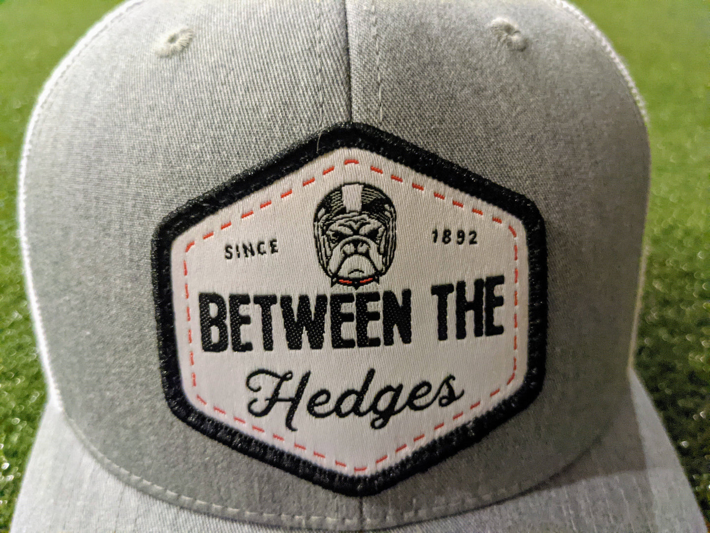 Grey & White "Between The Hedges" Trucker Hat