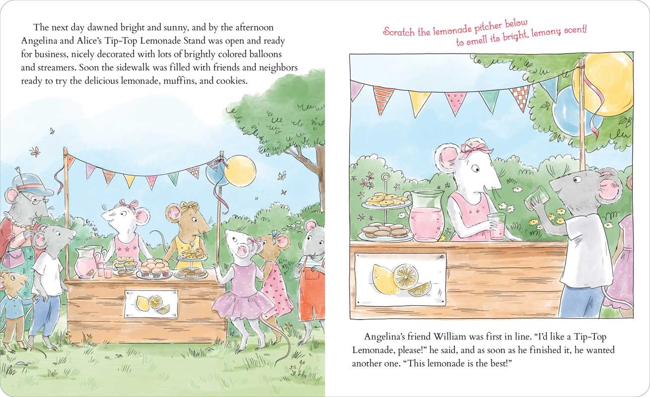 Angelina's Tip-Top Lemonade Stand by Katharine Holabird