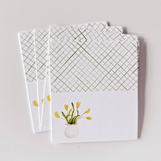 Tulips place cards