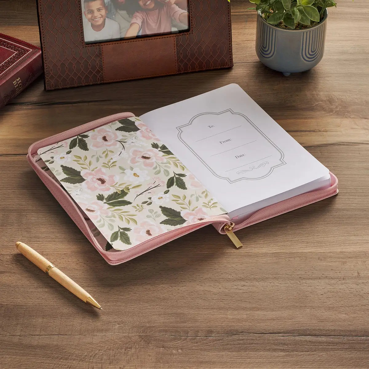 Pink Journal, He Will Cover You Ps. 91:4