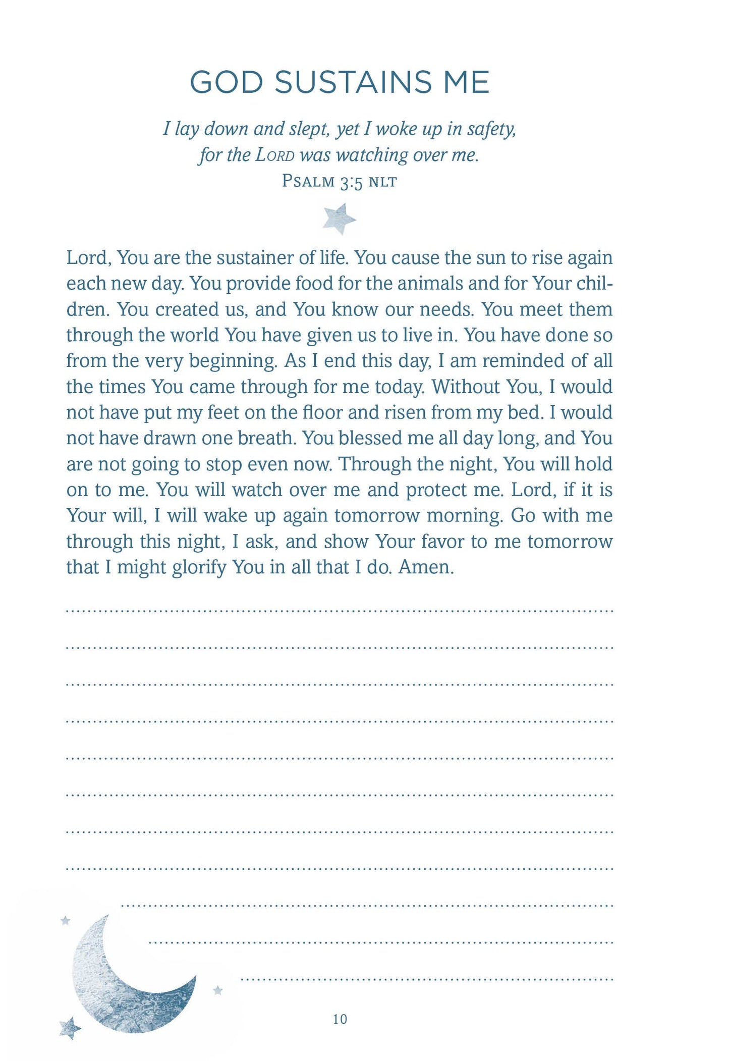 Nighttime Conversations with God