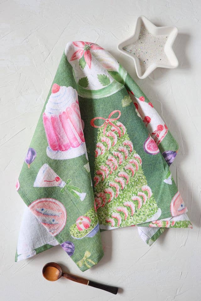 Christmas Foodie Tea Towel