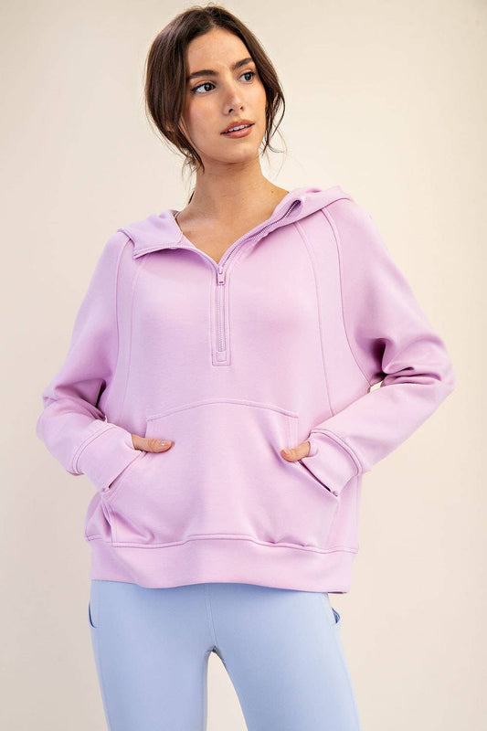 Blossom Scuba 1/4 Zip Hoodie