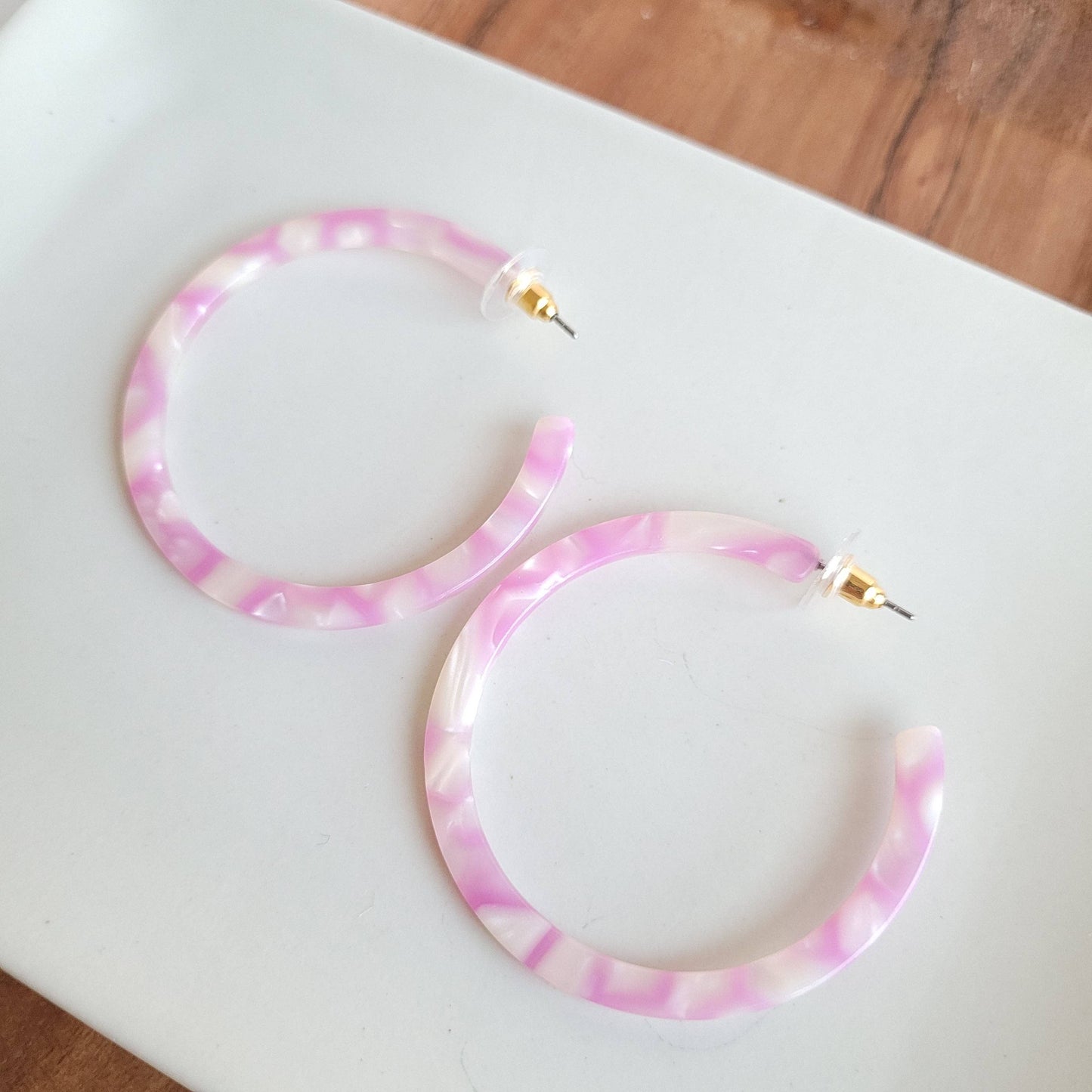 Cameron Bubblegum Pink Hoops