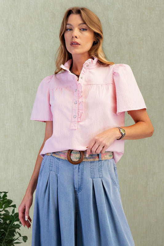 Cotton Candy Pink Blouse