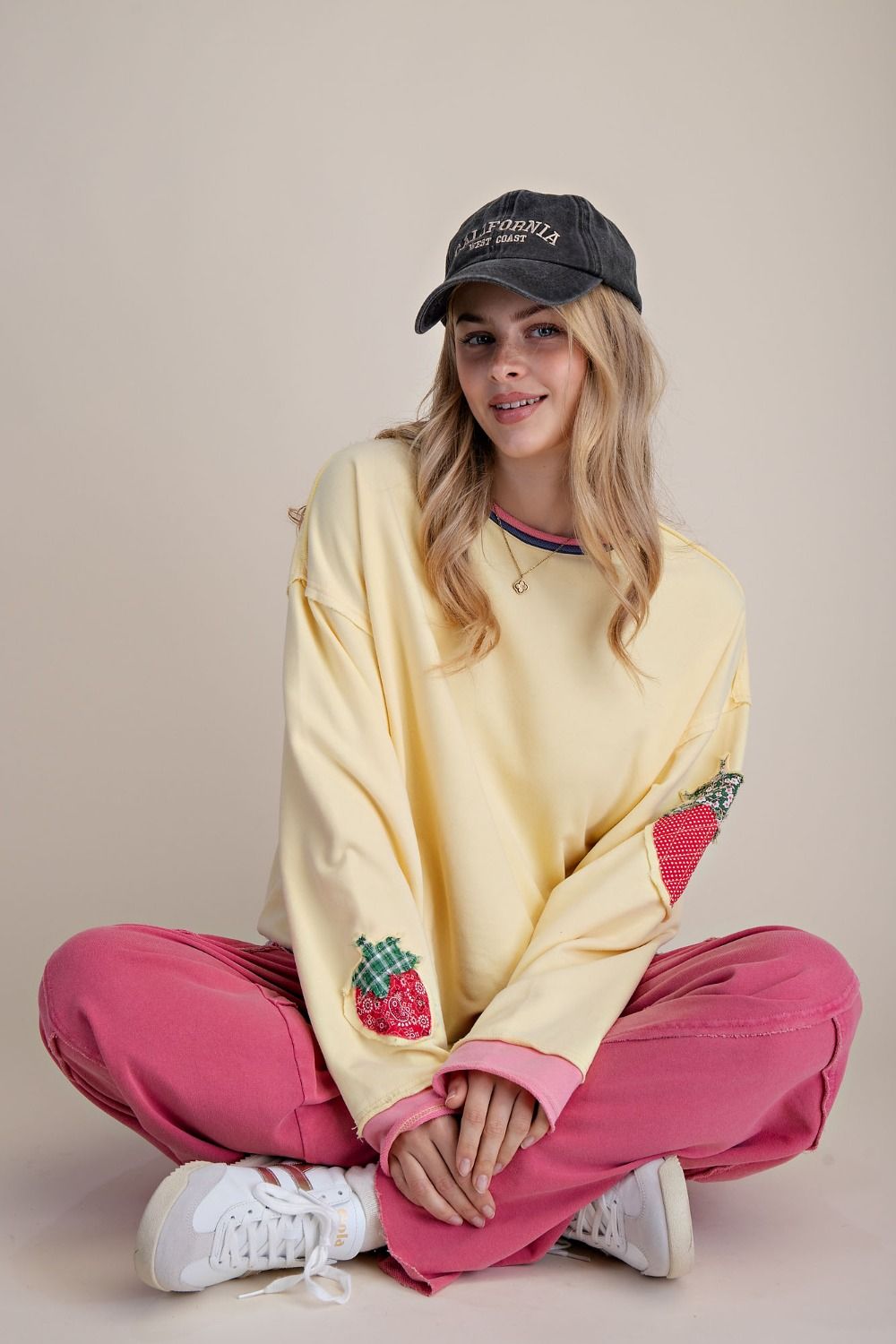 Strawberry Patch Pullover