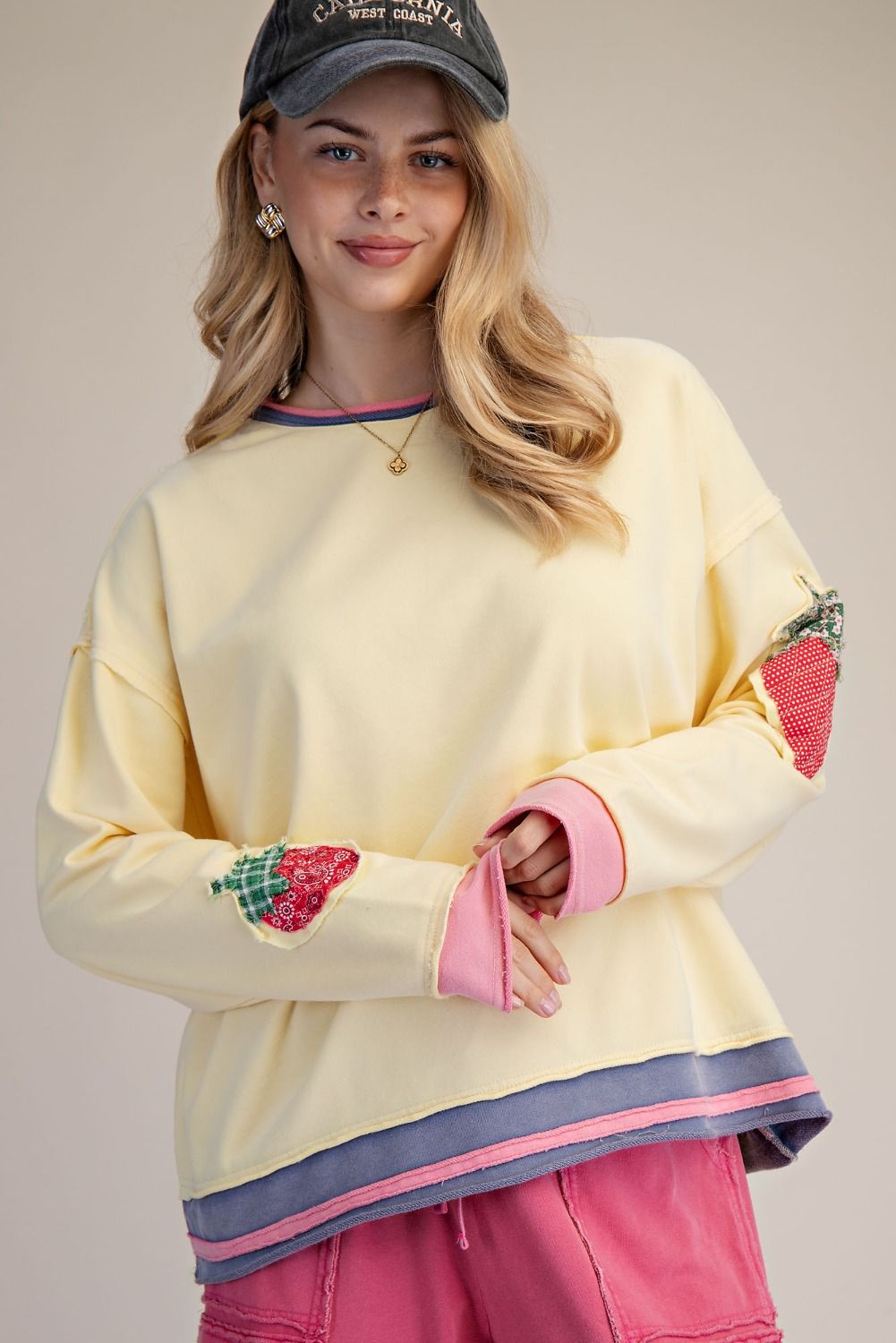 Strawberry Patch Pullover