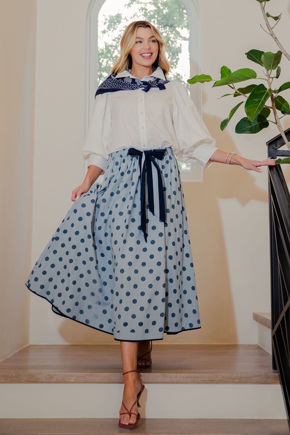 Pam's Polka Dots Skirt