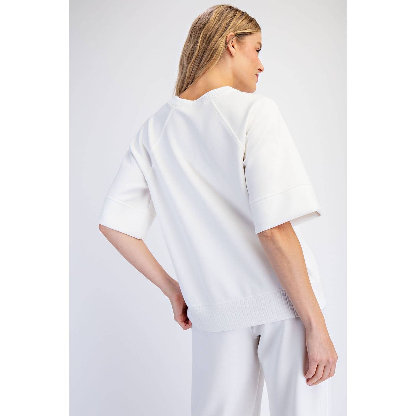 Modal Ribbed Neck Top