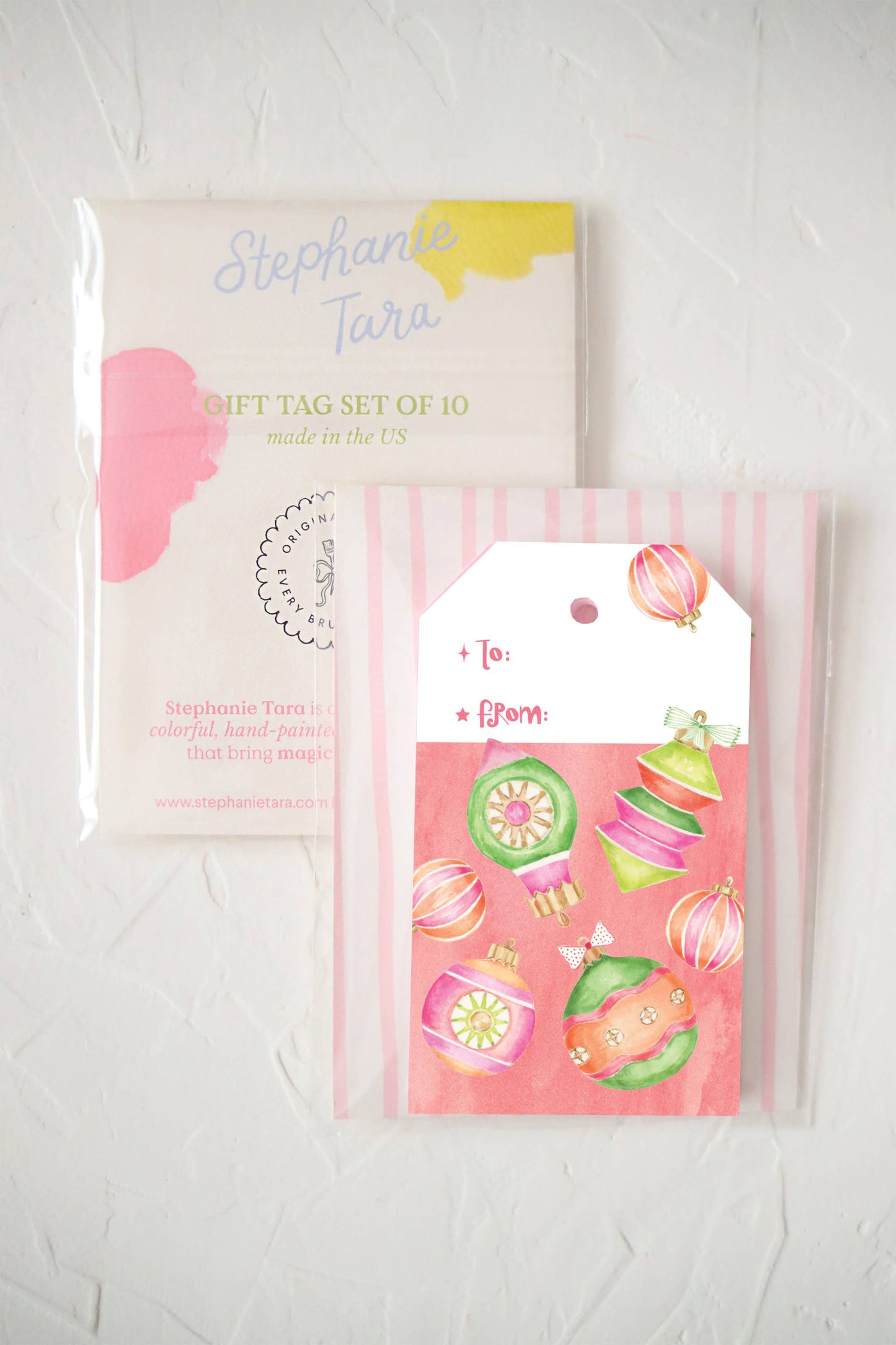 Vintage Ornaments Gift Tags