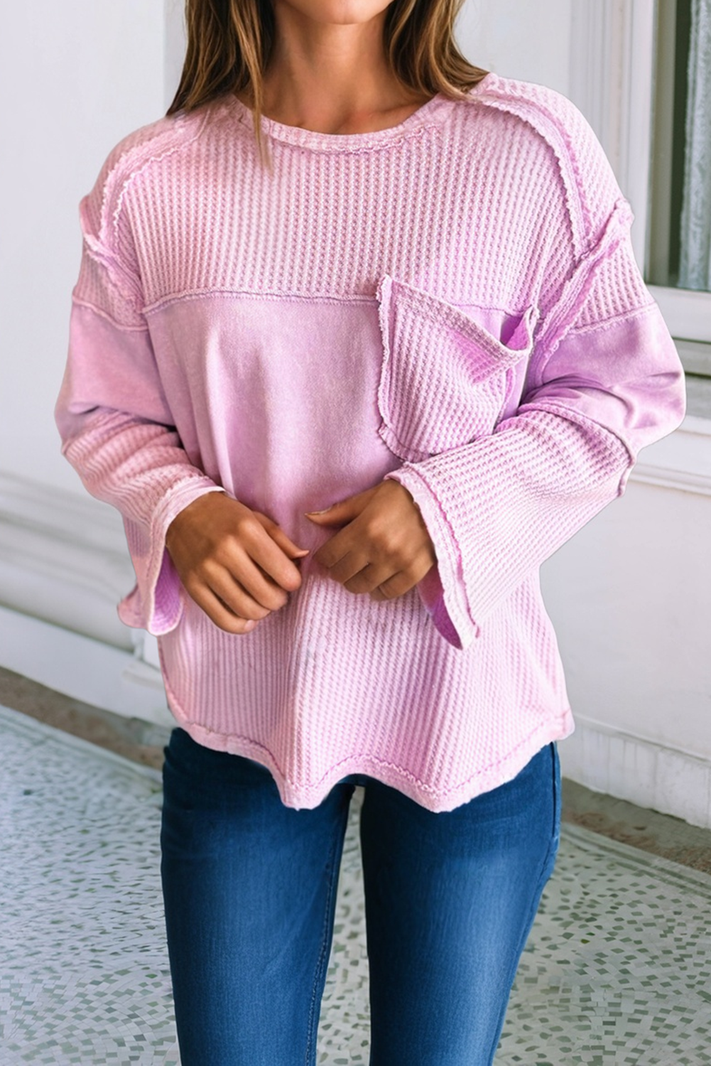 Lily's Thermal Knit Top