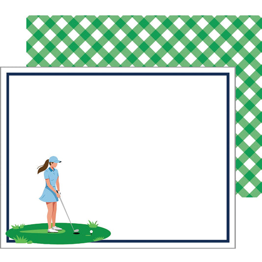 You Golf Girl Notecards