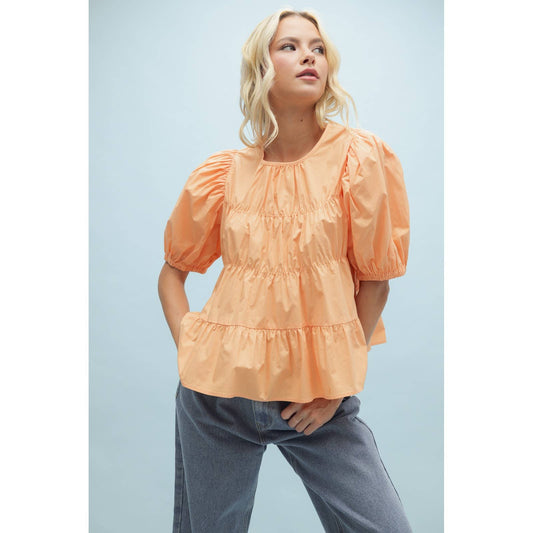 Sunkist Poplin Blouse