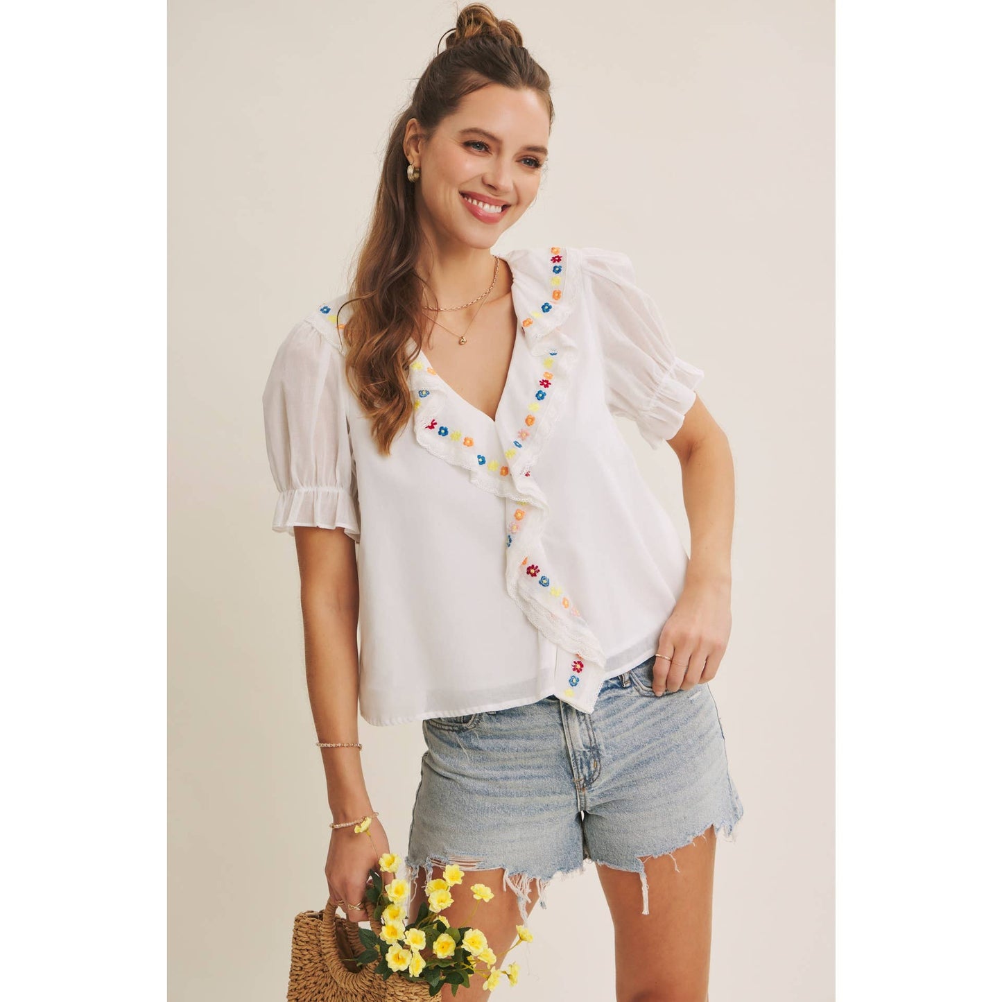 Romantic Ruffle Blouse
