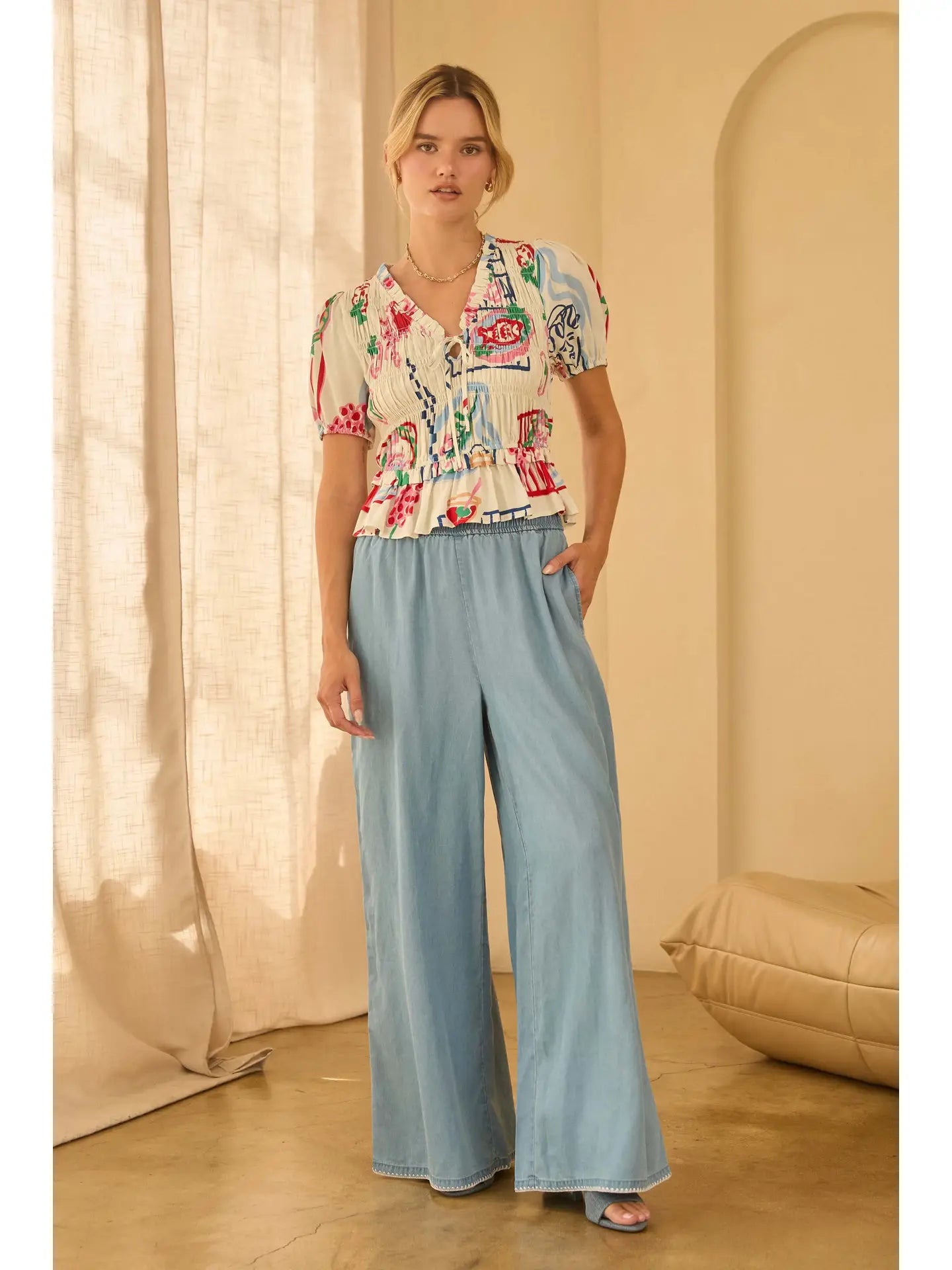 Mae's Peplum Blouse