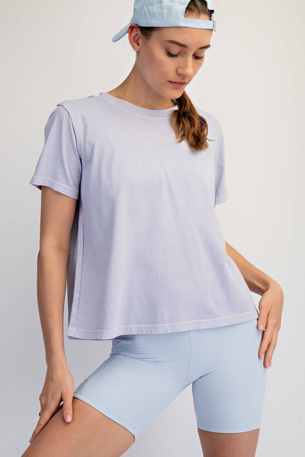 Pigment Washed Cotton Tee
