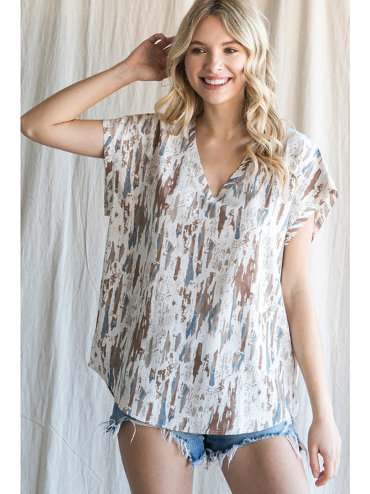 Callie's Casual Print Top