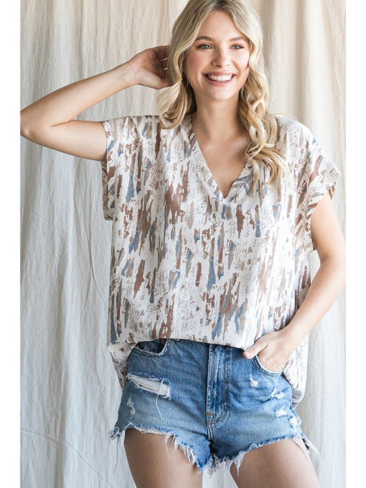 Callie's Casual Print Top