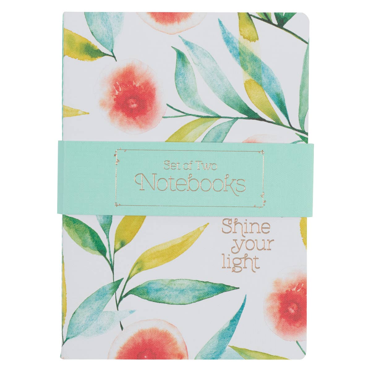 Shine Your Light Orange Blossoms Notebook Set