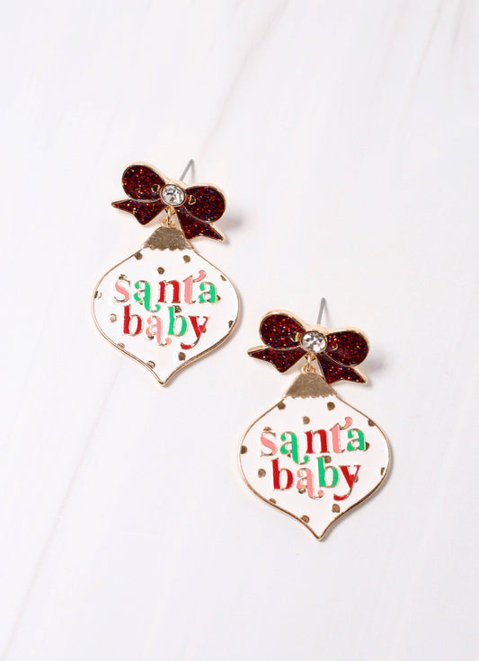 Santa Baby Earring