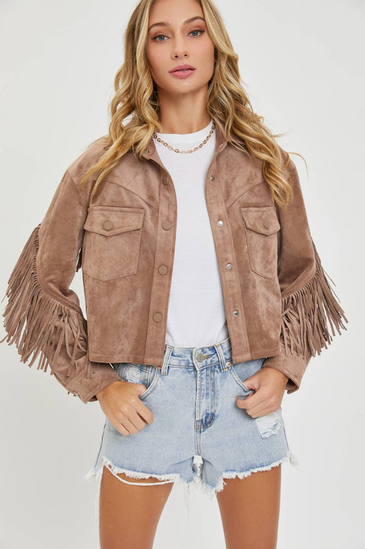 Western Suede Shacket